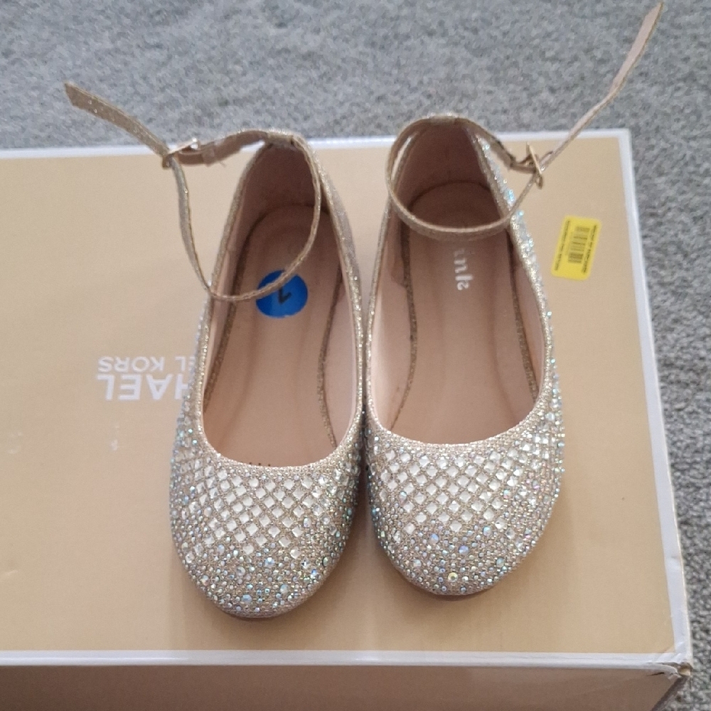 Glitter Ballet Flats - Silver